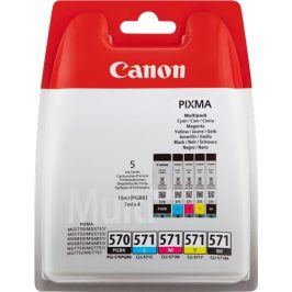 Náplň do tiskárny Canon PGI-570 PGBk + Canon CLI-571 Bk /C / M/ Y, Combo Pack, 0372C004 - originál
