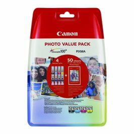 Canon CLI-521 CMYK Pack + 50 listů papíru - originál