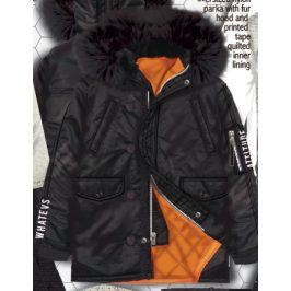 Kabát chlapecký Parka černá 128/134