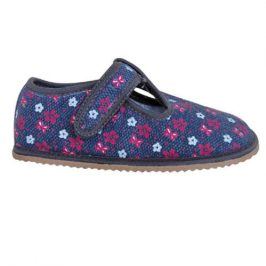 papuče dívčí barefoot RAVEN GREY šedá 28