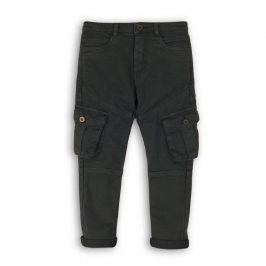 Kalhoty chlapecké s elastenem antracit 140/146
