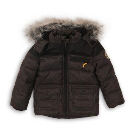 Bunda chlapecká zimní podšitá chlupem kluk 104/110